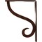 Ekena Millwork Ashford Single, Wrought Iron Bracket, (Single center brace), Antiqued Coppe 1 1/2"W  x 5 1/2"D x 8"H BKTM01X05X08SASACO - alternate 3